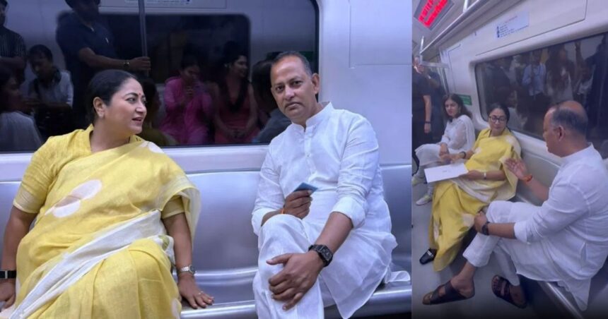 CM Rekha Gupta Metro Travel
