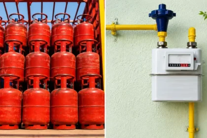 LPG Gas Rules 2026 Domestic LPG gas cylinders placed outside Indian homes and one house one connection policy from June 1.