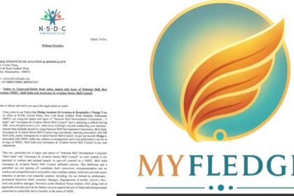 NSDC legal notice Myfledge