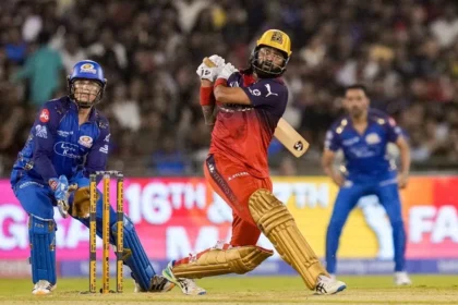 RCB vs MI Last Ball Thriller