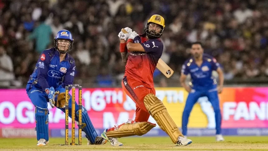 RCB vs MI Last Ball Thriller