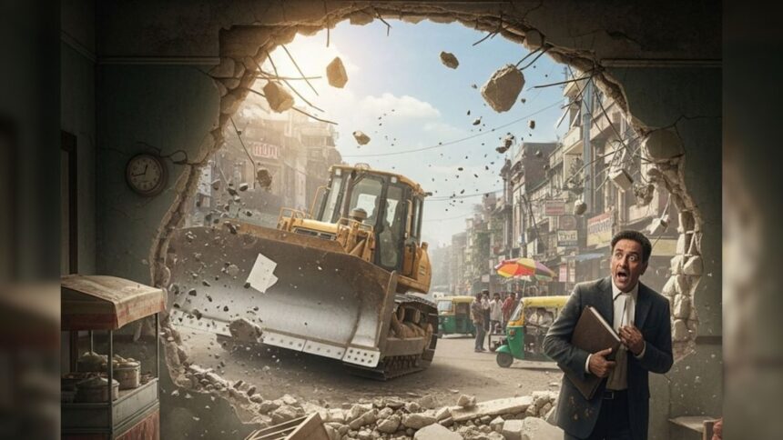 Lucknow Latest News: Major action in civil court, removal of 240 chambers creates stir