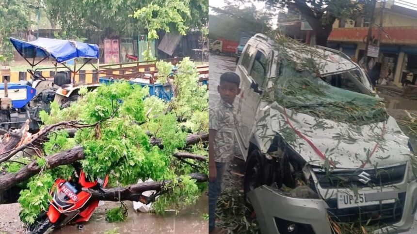 UP Weather Update: Natural disaster wreaks havoc in UP! 111 deaths, 72 injured, and 26 districts devastated by storms in 24 hours.