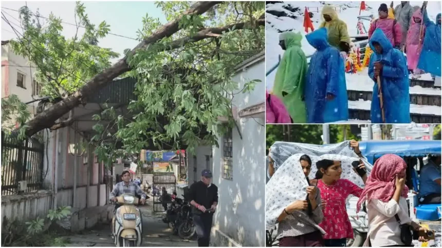 Uttarakhand Weather Update: Forest fire in Uttarakhand hills amid heavy rain and hailstorm weather update in Dehradun, Bageshwar and other districts.