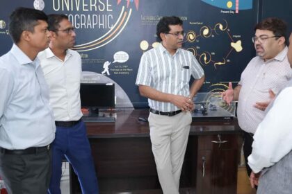 AI Healthcare System: Doctors analyzing AI-based MRI and CT scan reports in a modern hospital for faster disease diagnosis.