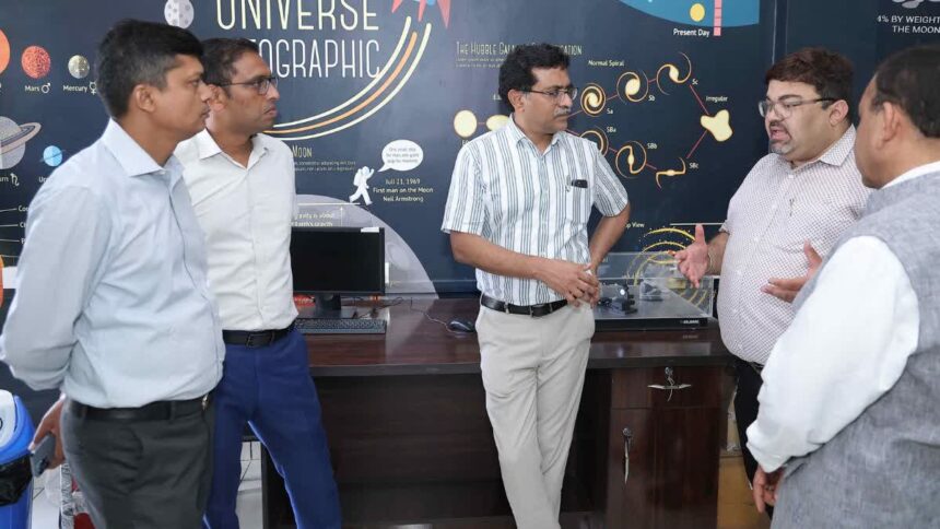 AI Healthcare System: Doctors analyzing AI-based MRI and CT scan reports in a modern hospital for faster disease diagnosis.