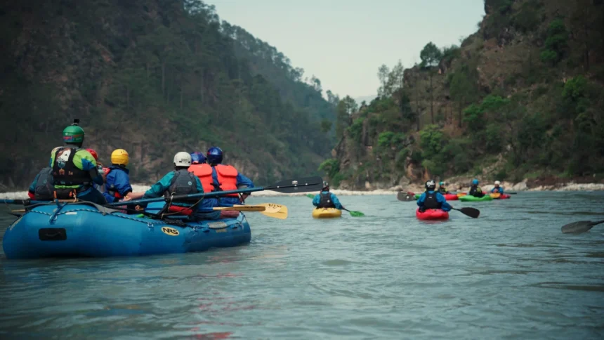 Adventure Tourism Uttarakhand event on Tons River featuring rafting, kayaking and international adventure sports activities in Jaunsar-Bawar