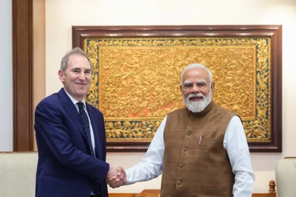 Amazon India Investment: PM Narendra Modi meeting Amazon CEO Andy Jassy during announcement of Amazon India Investment worth $48 billion in AI and cloud infrastructure.