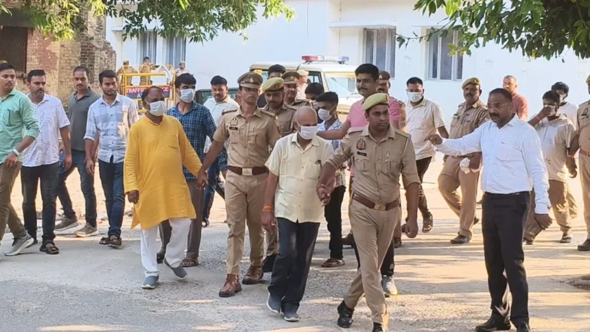 Ayodhya Ram Mandir Donation Case: Uttar Pradesh Police conducting raids at accused houses in Ayodhya Ram Mandir Donation Theft Case.
