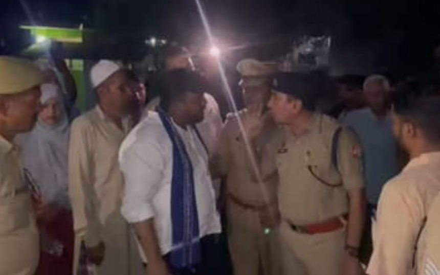 Bijnor News: Standoff between administration and Azad Samaj Party in Bijnor; uproar ensues following a viral video.