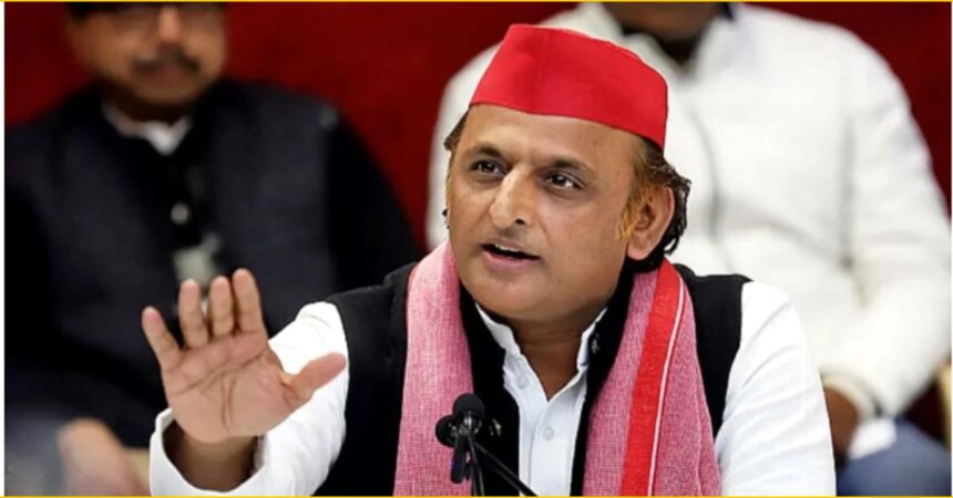 Samajwadi Party Brahmin Outreach: Akhilesh Yadav addressing party workers during Samajwadi Party Brahmin outreach and PDA strategy discussion in Uttar Pradesh