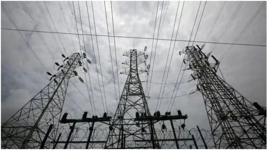 Delhi Electricity Price Hike: Electricity meter and power transmission lines representing hike and increased electricity bills in Delhi.