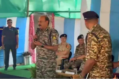 GP Singh Manipur Statement: CRPF Chief GP Singh addressing security personnel during his visit to Manipur amid ongoing violence