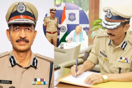 GS Malik Gujarat DGP: GS Malik taking charge as Gujarat DGP in Gandhinagar