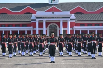 IMA Passing Out Parade 2026 with women cadets marching alongside male cadets at Indian Military Academy Dehradun