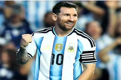 Lionel Messi Return: Lionel Messi celebrates after scoring during Argentina’s 3-0 victory over Iceland in a World Cup warm-up match, marking a successful return from injury with a goal and an assist.