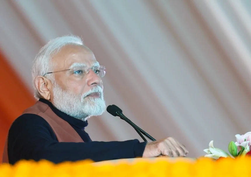 PM Modi Odisha West Bengal Visit: PM Narendra Modi addressing a public gathering during Odisha and West Bengal visit 2026