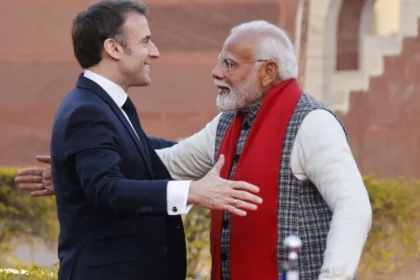 PM Modi Paris Visit 2026: Prime Minister Narendra Modi receives a warm welcome from the Indian diaspora in Paris during PM Modi Paris Visit 2026 ahead of VivaTech and Macron meeting.