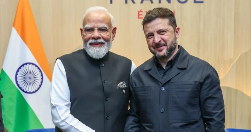 PM Modi Zelensky Meeting: PM Narendra Modi meeting Ukrainian President Volodymyr Zelensky during G7 Summit 2026 in France