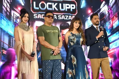 Riteish Deshmukh Angry Reaction: Riteish Deshmukh reacting angrily to a journalist's question about Salman Khan and Sanjay Dutt during the Lock Upp 2 launch event