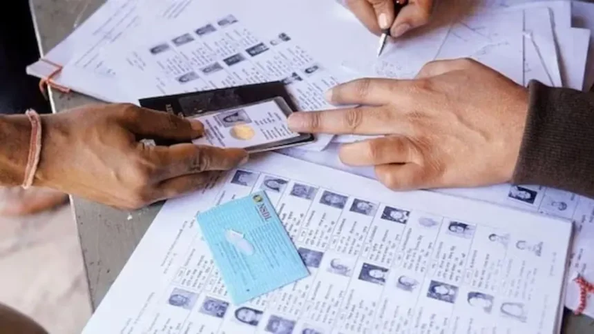 Voter List SIR Campaign: Election officials distributing enumeration forms in Uttarakhand as voter verification and digitization work progresses.