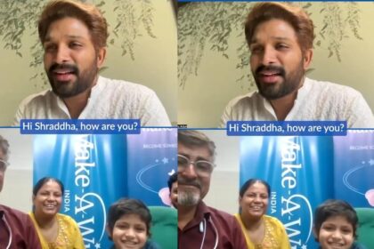Allu Arjun Fulfills Young Fan Dream