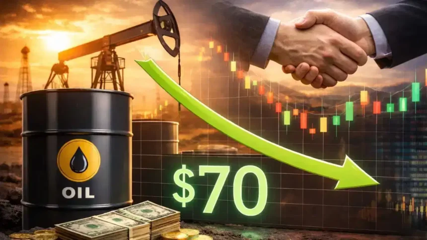 Crude Oil Prices decline in global market as Brent and WTI crude fall below key levels, raising hopes of petrol and diesel price relief in India.