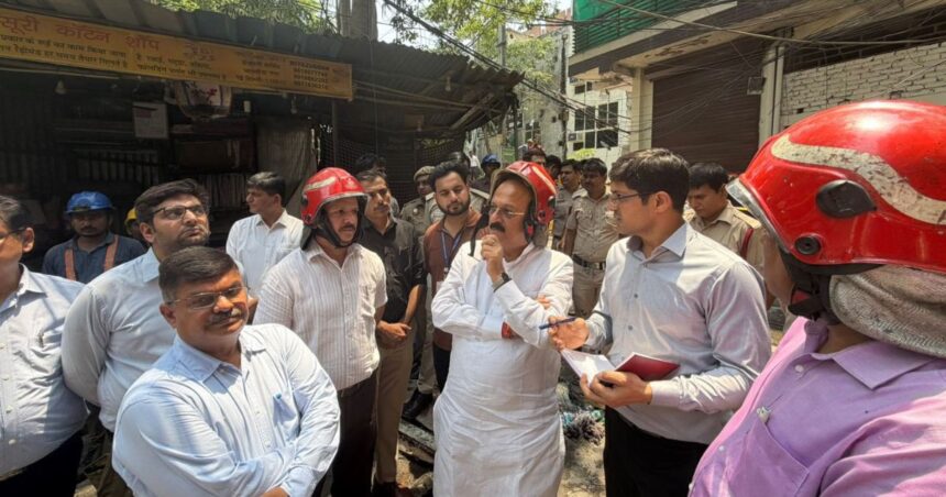 Delhi Malviya Nagar Fire