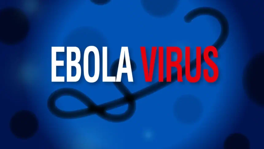 Ebola Virus Disease showing viral infection, symptoms, transmission routes and healthcare response during an outbreak.