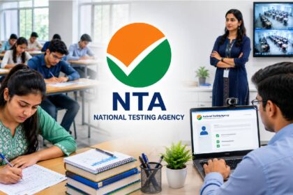 NEET Re-Exam 2026 candidate from Nagpur checking his admit card after receiving Abu Dhabi as the exam centre due to an NTA technical error.