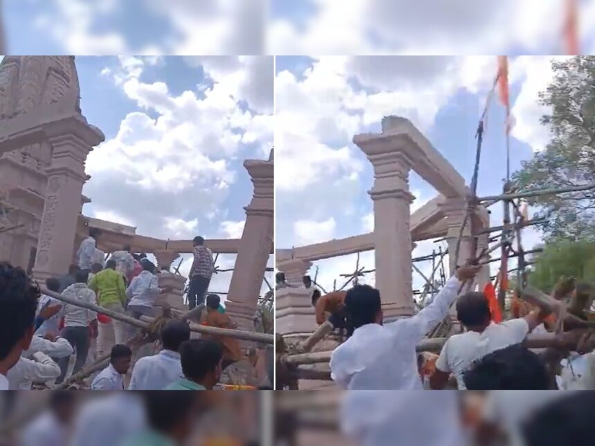 parbhani hanuman Temple Collapse