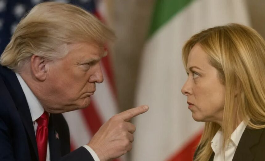 Trump Meloni controversy