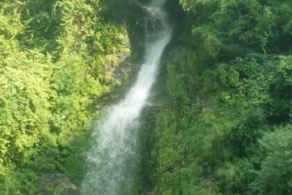 Water Springs Survey: Survey team documenting natural water springs and mountain streams in Uttarakhand as part of India's first Water Springs Survey.