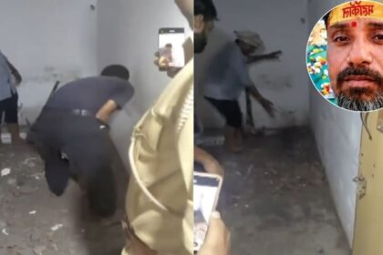 Agra Crime News: A shocking incident in Agra! Wife murders husband and buries him in the bathroom.