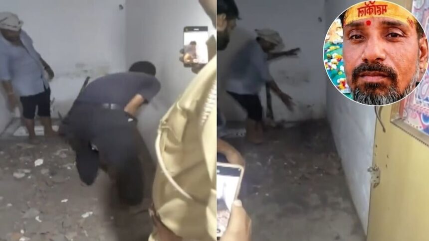 Agra Crime News: A shocking incident in Agra! Wife murders husband and buries him in the bathroom.