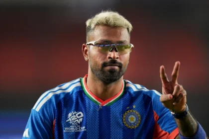 Hardik Pandya IPL Trade: Hardik Pandya during an IPL match amid CSK and KKR trade speculation.