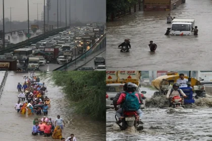 IMD Rain Alert: Rain brings Delhi-NCR to a standstill, roads turn into ponds... Massive traffic jams from Noida to Gurugram.