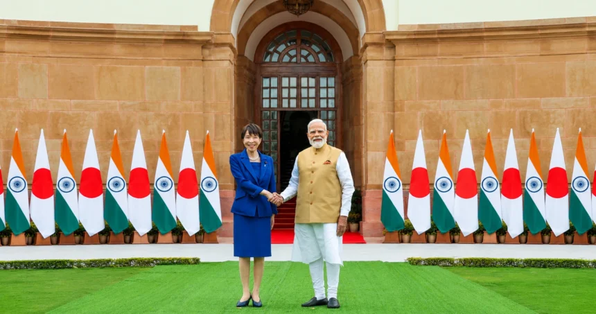India Japan Joint Statement: PM Narendra Modi and Japan PM Sanae Takaichi during the India-Japan summit discussing joint action against terrorism.