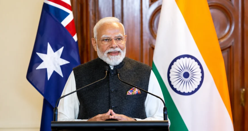 PM Modi Australia Visit 2026: PM Narendra Modi and Australian PM Anthony Albanese during the India-Australia Annual Leaders' Summit in Melbourne.