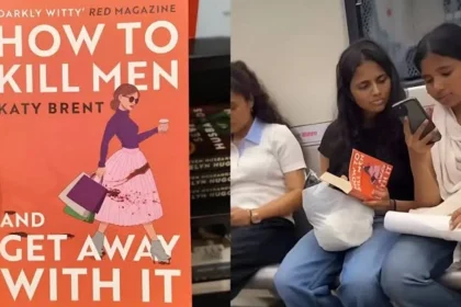 Metro Viral Video: Woman reading How to Kill Men and Get Away With It book inside a metro train as the Metro Viral Video goes viral on social media.