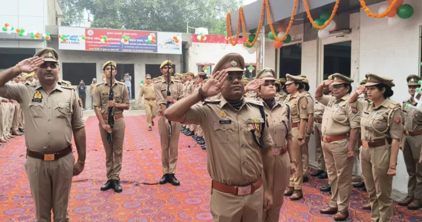 गाजियाबाद पुलिस स्वतंत्रता दिवस पदक सम्मान समारोह