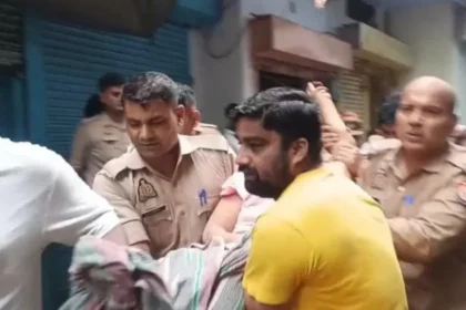 झांसी मकान गिरने हादसा मलबा पति पत्नी