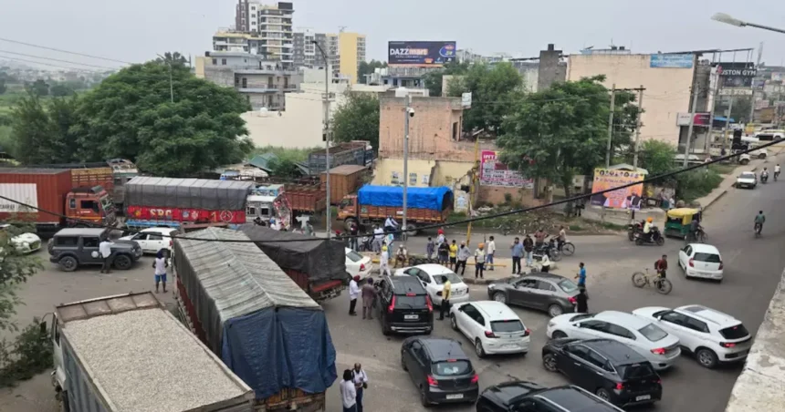 पंजाब बंद कौमी इंसाफ मोर्चा जालंधर अमृतसर पुलिस तैनात